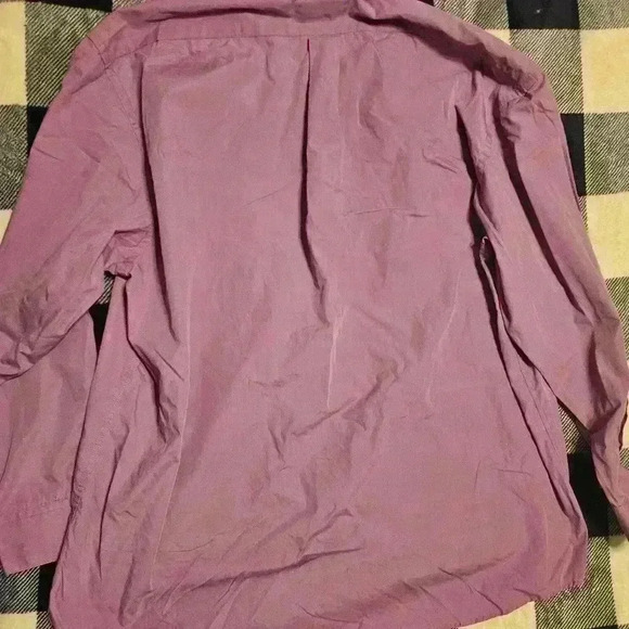 Alexander Julian Colours Mens Purple Button Up Shirt Size XL - Picture 10 of 10